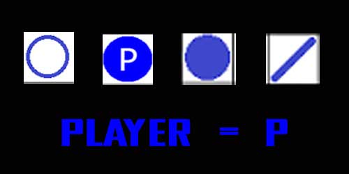 player blue symbol